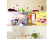 18pcs Creative Butterflies 3D Wall Stickers PVC Removable Art DIY Decoration