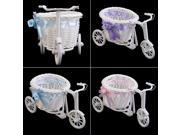 BowKnot Rattan Tricycle Bike Basket Party Wedding Decor Gift Home Decor