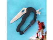 Steel Outdoor Camping Climbing Multifunction Hook Carabiner Keychain Tool