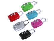 Zinc Alloy Security 3 Combination Travel Suitcase Luggage Code Lock Padlock