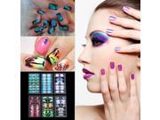 Mixed 6 Styles Scenery Landscape Full Cover Self Adhesive Nail Art Stickers