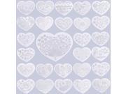 Heart Shape Nail Art Printing Plate Image Stamping Plates Manicure Template
