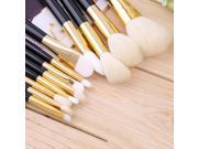 12pcs Professional Cosmetic Brushes Powder Blush Foundation Brush Makeup Tool