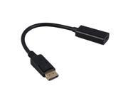 New Display Port DP To HDMI Adapter HD 1080P M F Display Port Cable Connector Black
