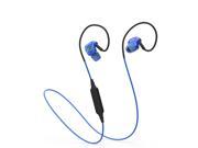 In ear Earphone Headphones With Mic Selfie Mode For Mobile Phones Tablets Blue