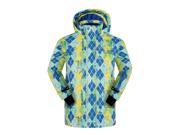Men Hooded Outdoor Waterproof Hiking Ski Snow Jacket Windproof Coat M XXL Blue