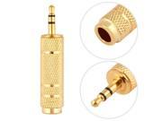 BEAU 3.5mm Male to 6.5mm 1 4 Female Stereo MICROPHONE Audio Adapter Connector AV Gold