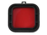 Underwater Scuba Diving Lens Filter Protective For GoPro Hero 4 3 Camera Red