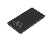 Portable 8000mAh External Battery Power Bank with USB Type C Quick Charge Black