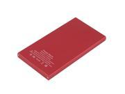 Portable 8000mAh External Battery Power Bank with USB Type C Quick Charge Red