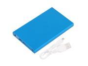 5000mAh USB Type C Quick Charge Power Bank External Battery Portable Charger Blue