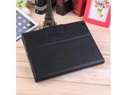New Wireless Bluetooth Keyboard PU Leather Flip Case Cover For iPad Pro Black