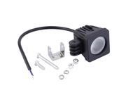 BEAU 10W 12V LED Heavy Duty Spot Lamp Floodlight Work Light For Offroad Truck Black Floodlight