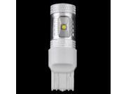 White 30W High Power 7443 LED Projection Tail Brake Stop Light Bulb 7440