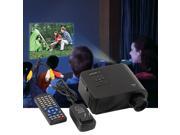 Mini 1080P HD Multimedia Home LED Projector Cinema Theater AV TV VGA HDMI