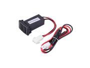 1pc New Dual USB AUX Ports Dashboard Mount Fast Charger 5V for MAZDA Car