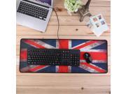 Rubber XL Large Size 800*300 Anti Slip Laptop PC Mouse Pad Gaming Mat Red