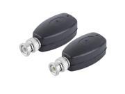 2Pcs Passive Video Balun BNC to UTP Cable Connector for CCTV Camera DVR