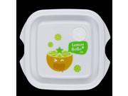 3pcs Set Square Crisper Microwave Ware Food Storage Containers Fresh Case