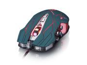 X9 LED USB Wired Optical Game Mouse Adjustable 3200 DPI PC Laptop 10 Buttons