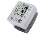 Wrist Blood Pressure Monitor Digital LCD Screen Heart Pulse Monitor Device