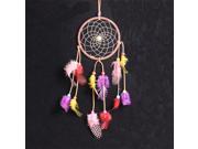 Dyed Pearl wool Handmade Beads Feather Hanging Decoration Car Ornament