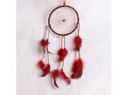 Dyed Pearl wool Handmade Beads Feather Hanging Decoration Car Ornament