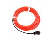 3M Colorful Flexible EL Wire Tube Rope Neon Light Glow Car Party Decor