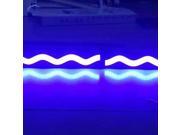 1Pc Ultra Thin Waterproof Wave Type COB LED Car Running Light Bar LED DRL
