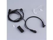 New 2PIN Security Throat Vibration Mic Headphone Headset Earpiece For Talkie