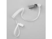 3.5mm Silicon Acoustic Air Tube Curly Cable Headset Anti Radiation for Phones