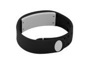 Unisex Pedometer Sleep Monitor Temperature Bracelet Smart Watch for PC black