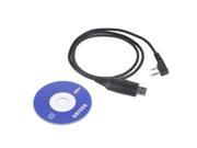 USB Port Programming Cable Lead CD For Baofeng Radio Walkie Talkie