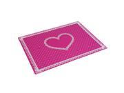 Silicon Lace Polka Dot Heart Pattern Nail Art Table Mat Pad Manicure Clean