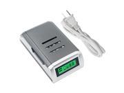 New 4 Slots LCD Smart Charger for AA AAA NiCd NiMh Rechargeable Batteries