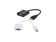 HDMI To VGA Video Converter Adapter Full 1080P Cable Cord For Laptop DVD