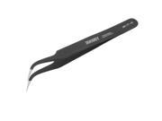 JAKEMY Antistatic Stainless Steel Electronic Curved Tips Tweezer Maintenace
