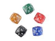 5pcs Set of D24 22mm 24 Sided Board Game Playing Educational Dices New