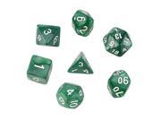 7pcs Set Games Multi Sides Acrylic Dice D4 D6 D8 D10 D12 D20 Game Playing