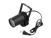 3W LED Spotlight Spin Stage Lighting Party Show Light Mount Effect Pinspot