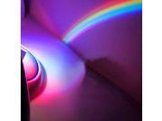 Rainbow Colorful LED Projector Lamp Night Light Home Bedroom Desk Decor Gift