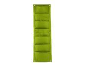 Green Vertical Garden Planter Wall mounted Planting Flower Grow Bag 7 Pocket