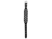 Rivet Style Punk Spiked Collar Pet Dog Studded Collar Neck Strap PU Leather
