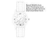Christmas Watch Kids Fashion Silica Gel Band Strap Quartz WristWatch Size 3