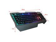 Progaming Aurora Version Aluminum Alloy Cool Gaming Mechanical Keyboard