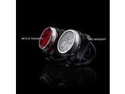 Practical Bicycle 3 LED Head Front Rear Tail light Rechargeable Battery