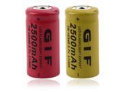 4pcs 16340 3.7V 2500mAh Rechargeable Li ion Battery Charger For Flashlight