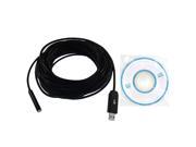 4 LED 10mm Waterproof USB Endoscope Borescope HD Inspection Camera Android PC 15 meters