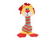 1pc Soft Baby Plush Toy Cartoon Animal Teether Rattle Squeaker BB Sounder