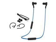BTH 06 Bluetooth Headset Earhook Headphones Wireless Bluetooth Sport Running blue
